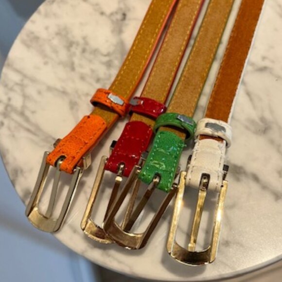 Lot of Skinny Belts New w/o Tags - Picture 3 of 3